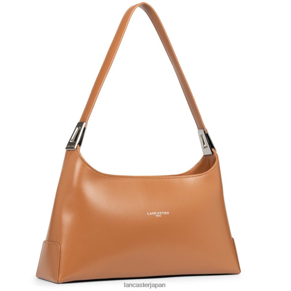 バッグ Lancaster Paris ラージバゲットバッグ suave ace キャメル 女性 VB8ZLR1280